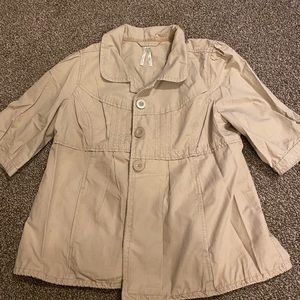 High sierra elbow sleeve button down blazer